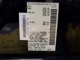 2023 Nissan Altima 2.5 SV with VIN 1N4BL4DV4PN338307, listed as a Copart auction lot 49514295 with 78,952 mi miles and Salvage Title. Bid and sale history available at carsss.com. Image 13.