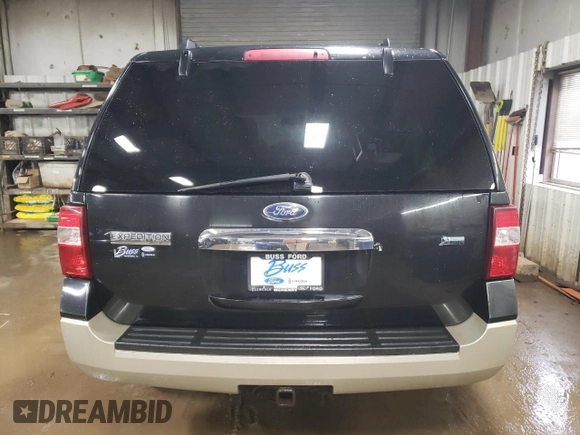 2010 Ford Expedition Eddie Bauer with VIN 1FMJU1J55AEB59198, listed as a Copart auction lot 52499065 with 130,865 mi miles and Salvage title. Bid and sale history available at DreamBid. Image 6.