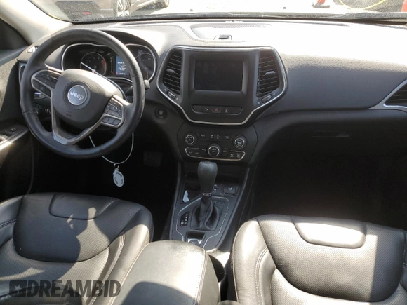 2021 Jeep Cherokee Latitude Lux with VIN 1C4PJLMX0MD173844, listed as a Copart auction lot 48360505 with 61,245 mi miles and Salvage Title. Bid and sale history available at carsss.com. Image 8.