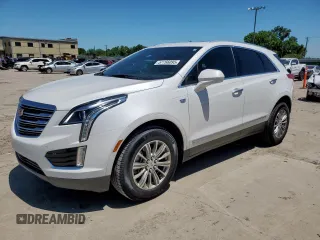 2019 Cadillac XT5 Luxury FWD z VIN 1GYKNCRS5KZ165616, wystawiony jako Copart lot #57766095 z przebiegiem 76 828 mil mil oraz Szkoda całkowita • Salvage title. Historia ofert i sprzedaży dostępna na DreamBid. Obrazek 1.