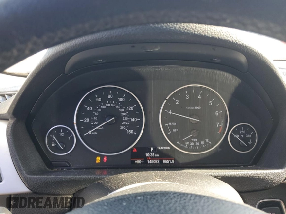 2013 BMW 3 Series 328i with VIN WBA3A5G50DNP19294, listed as a Copart auction lot 43992355 with 145,082 mi miles and Salvage Title. Bid and sale history available at carsss.com. Image 9.
