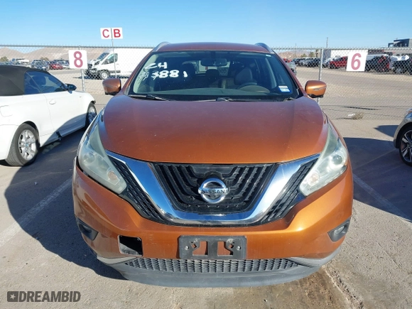 2015 Nissan Murano S with VIN 5N1AZ2MG0FN288591, listed as a IAAI auction lot 41331384 with 103,723 mi miles. Bid and sale history available at carsss.com. Image 12.