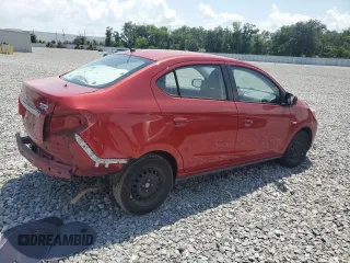 2019 Mitsubishi Mirage ES z VIN ML32F3FJ3KHF10586, wystawiony jako Copart lot #57553515 z przebiegiem 90 408 mil mil oraz Nie do naprawy • Non repairable. Historia ofert i sprzedaży dostępna na DreamBid. Obrazek 3.