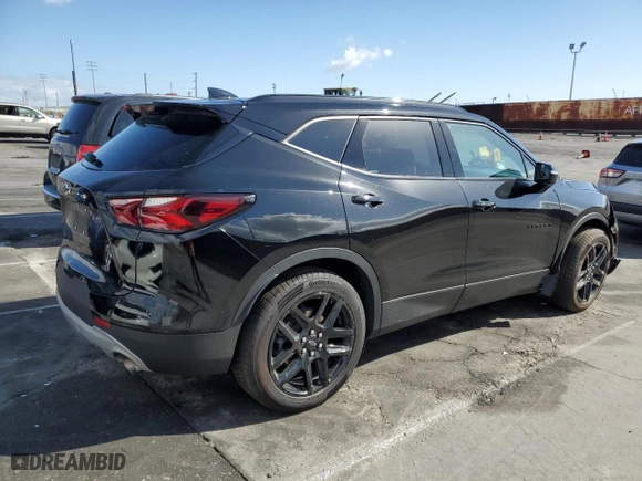2022 Chevrolet Blazer LT with VIN 3GNKBDRS3NS123491, listed as a Copart auction lot 44067265 with 52,836 mi miles and Salvage Title. Bid and sale history available at carsss.com. Image 3.