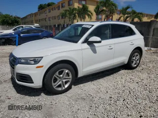 2019 Audi Q5 Premium with VIN WA1ANAFYXK2059986, listed as a Copart auction lot 60842005 with 80,201 mi miles and Salvage title. Bid and sale history available at DreamBid. Image 1.