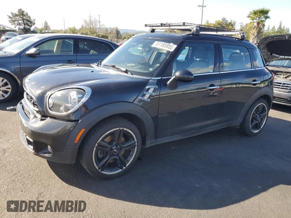 2016 MINI Countryman S with VIN WMWZC3C54GWT08932, listed as a Copart auction lot 51185955 with 101,023 mi miles and Salvage Title. Bid and sale history available at DreamBid. Image 1.