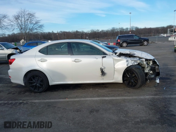2013 Lexus IS 250 with VIN JTHCF5C27D5063030, listed as a IAAI auction lot 41475197 with 120,501 mi miles and . Bid and sale history available at DreamBid. Image 13.