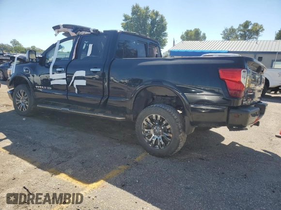 2017 Nissan Titan Platinum Reserve z VIN 1N6BA1F45HN546567, wystawiony jako Copart lot #73242964 z przebiegiem Nie podano mil oraz Szkoda całkowita • Salvage title. Historia ofert i sprzedaży dostępna na DreamBid. Obrazek 2.