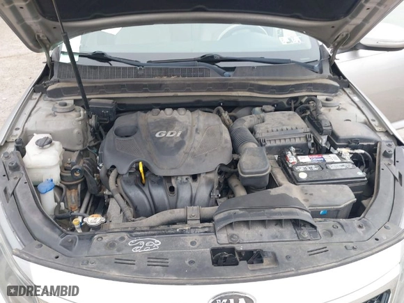 2011 Kia Optima EX with VIN KNAGN4A78B5127441, listed as a IAAI auction lot 41995129 with 57,145 mi miles. Bid and sale history available at carsss.com. Image 10.