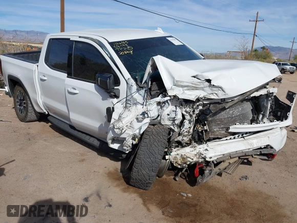 2021 GMC Sierra 1500 AT4 with VIN 1GTP9EEDXMZ438376, listed as a IAAI auction lot 41493892 with 1 mi miles. Bid and sale history available at carsss.com. Image 6.