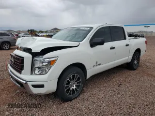 2022 Nissan Titan SV with VIN 1N6AA1EE9NN103808, listed as a Copart auction lot 48743335 with 93,441 mi miles and Salvage title. Bid and sale history available at DreamBid. Image 1.