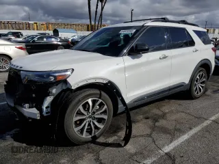 2022 Ford Explorer ST-Line with VIN 1FMSK7KH5NGB08459, listed as a Copart auction lot 44823395 with 48,305 mi miles and Salvage Title. Bid and sale history available at carsss.com. Image 1.