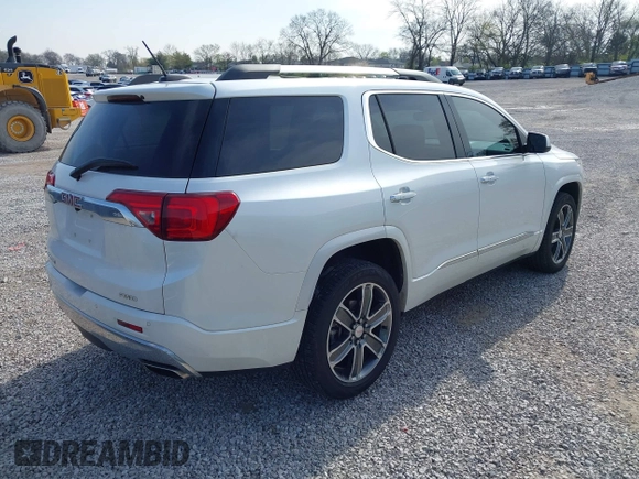 2018 GMC Acadia Denali with VIN 1GKKNXLS7JZ100808, listed as a IAAI auction lot 41898031 with 161,506 mi miles and . Bid and sale history available at DreamBid. Image 4.