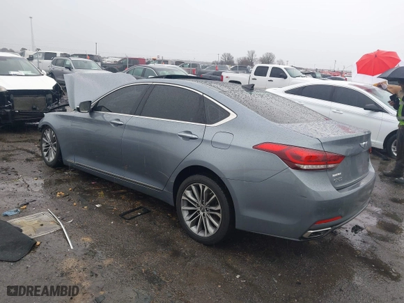 2015 Hyundai Genesis 3.8L with VIN KMHGN4JEXFU018603, listed as a IAAI auction lot 41717349 with 1 mi miles. Bid and sale history available at carsss.com. Image 3.