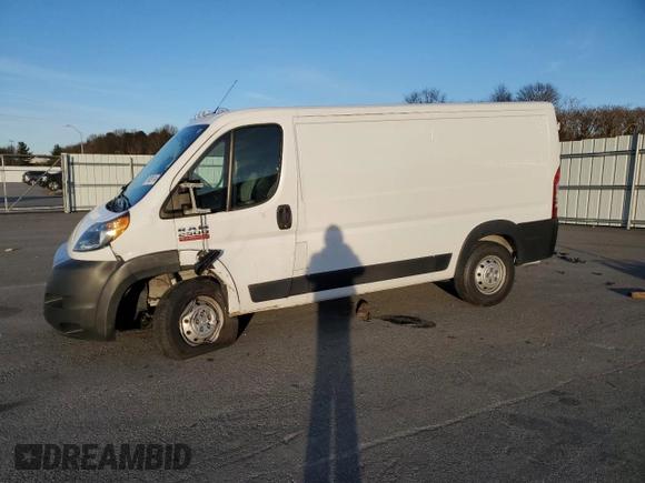 2021 Ram ProMaster Cargo with VIN 3C6LRVVG8ME547222, listed as a Copart auction lot 51192625 with 81,295 mi miles and Salvage Title. Bid and sale history available at carsss.com. Image 1.
