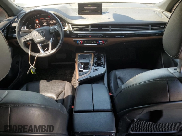 2017 Audi Q7 Premium Plus with VIN WA1LAAF7XHD034157, listed as a Copart auction lot 53915115 with 92,388 mi miles and Salvage Title. Bid and sale history available at carsss.com. Image 8.