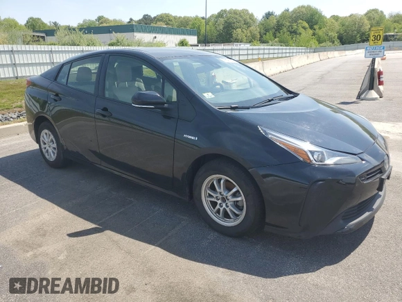 2022 Toyota Prius L Eco with VIN JTDKAMFUXN3178091, listed as a Copart auction lot 56753405 with 51,207 mi miles and Clean Title. Bid and sale history available at DreamBid. Image 4.