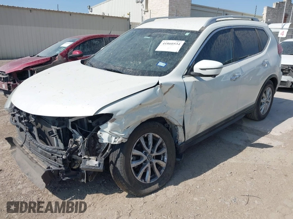 2018 Nissan Rogue SV with VIN 5N1AT2MT2JC702411, listed as a IAAI auction lot 41860534 with 87,997 mi miles and . Bid and sale history available at carsss.com. Image 21.