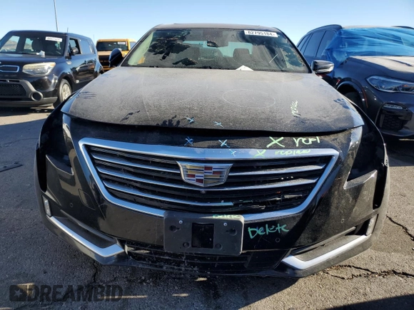 2017 Cadillac CT6 Premium Luxury AWD with VIN 1G6KH5R64HU182458, listed as a Copart auction lot 82795184 with 99,444 mi miles and Salvage title. Bid and sale history available at DreamBid. Image 5.