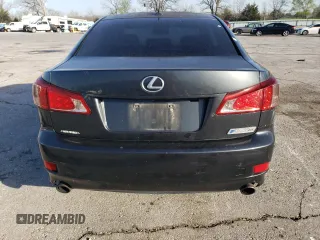 2011 Lexus IS 250 with VIN JTHBF5C2XB5134827, listed as a Copart auction lot 52330515 with 242,415 mi miles and Salvage Title. Bid and sale history available at DreamBid. Image 6.