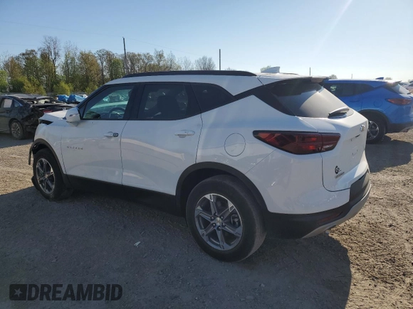 2023 Chevrolet Blazer LT with VIN 3GNKBDRS0PS121541, listed as a Copart auction lot 56396645 with 36,097 mi miles and Clean title. Bid and sale history available at DreamBid. Image 2.