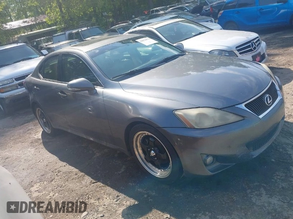 2012 Lexus IS 250 with VIN JTHBF5C21C5168978, listed as a IAAI auction lot 42076073 with 250,078 mi miles and . Bid and sale history available at DreamBid. Image 1.