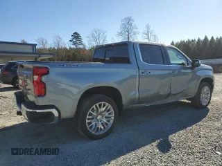 2024 Chevrolet Silverado 1500 LTZ with VIN 1GCUDGE81RZ243550, listed as a Copart auction lot 83955354 with 15,828 mi miles and Salvage Title. Bid and sale history available at DreamBid. Image 3.