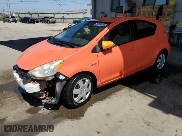 2012 Toyota Prius One with VIN JTDKDTB34C1022359, listed as a Copart auction lot 51339895 with 174,914 mi miles and Salvage Title. Bid and sale history available at DreamBid. Image 1.