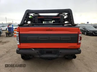 2021 Ford F-150 Raptor with VIN 1FTFW1RG7MFC62731, listed as a Copart auction lot 82672674 with Not Provided miles and Salvage Title. Bid and sale history available at carsss.com. Image 6.