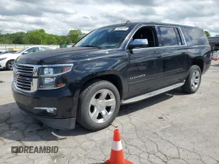 2015 Chevrolet Suburban LTZ with VIN 1GNSCKKC9FR151532, listed as a Copart auction lot 54209315 with 122,380 mi miles and Salvage title. Bid and sale history available at DreamBid. Image 1.