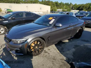 2018 BMW 4 Series 440i xDrive z VIN WBA4W9C5XJAB93877, wystawiony jako Copart lot #68871533 z przebiegiem 72 421 mil mil oraz . Historia ofert i sprzedaży dostępna na DreamBid. Obrazek 1.