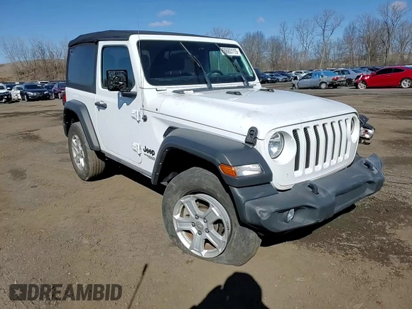 2021 Jeep Wrangler Sport S with VIN 1C4GJXANXMW751236, listed as a Copart auction lot 50683115 with 56,325 mi miles and Salvage Title. Bid and sale history available at DreamBid. Image 11.