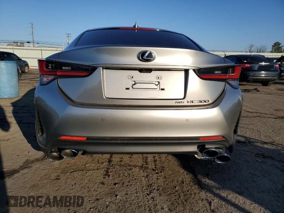 2021 Lexus RC with VIN JTHD85EC9M5006171, listed as a Copart auction lot 86593954 with 54,980 mi miles and Salvage Title. Bid and sale history available at carsss.com. Image 6.