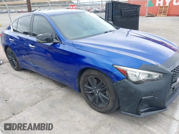 2014 Infiniti Q50 with VIN JN1BV7AP6EM689012, listed as a IAAI auction lot 42063216 with 114,785 mi miles and . Bid and sale history available at DreamBid. Image 6.