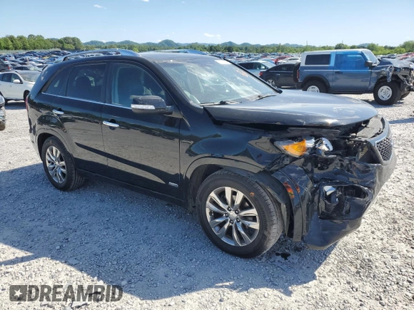 2012 Kia Sorento SX with VIN 5XYKWDA28CG300110, listed as a Copart auction lot 57994995 with 120,228 mi miles and Salvage title. Bid and sale history available at DreamBid. Image 4.