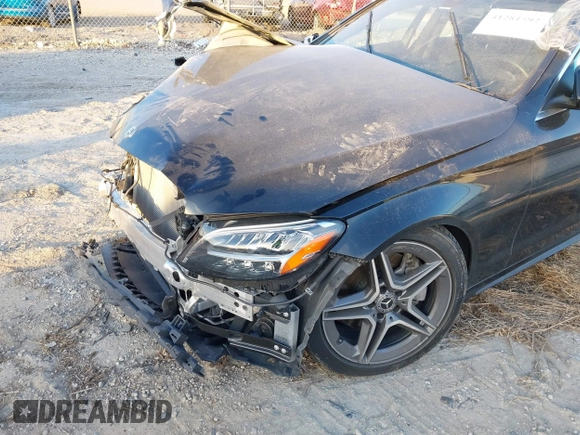 2021 Mercedes-Benz C 300 with VIN W1KWF8EB6MR649617, listed as a IAAI auction lot 41281592 with Not provided miles and . Bid and sale history available at DreamBid. Image 18.