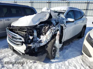 2021 GMC Terrain SLT z VIN 3GKALPEV5ML325958, wystawiony jako Copart lot #41509375 z przebiegiem Nie podano mil oraz Szkoda całkowita • Salvage title. Historia ofert i sprzedaży dostępna na DreamBid. Obrazek 1.