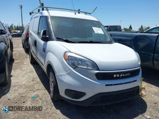2021 Ram ProMaster City Cargo Tradesman SLT z VIN ZFBHRFBB6M6U46072, wystawiony jako IAAI lot #42628269 z przebiegiem 111 025 mil mil oraz . Historia ofert i sprzedaży dostępna na DreamBid. Obrazek 1.