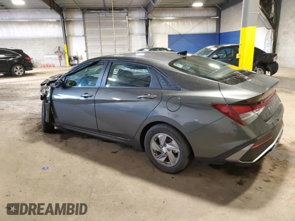 2024 Hyundai Elantra SE with VIN KMHLL4DG2RU809861, listed as a Copart auction lot 85215134 with 4,906 mi miles and Salvage Title. Bid and sale history available at DreamBid. Image 2.