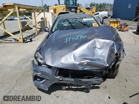 2019 Infiniti Q50 Luxe with VIN JN1EV7AR4KM558896, listed as a Copart auction lot 54249545 with 96,696 mi miles and Salvage title. Bid and sale history available at DreamBid. Image 5.