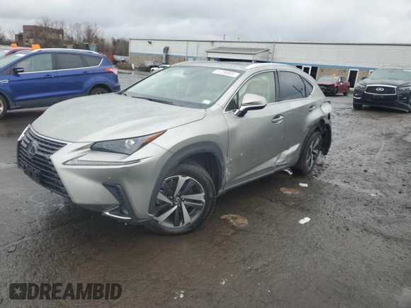 2021 Lexus NX 300 z VIN JTJGARDZ4M2253676, wystawiony jako Copart lot #51236905 z przebiegiem 49 592 mil mil oraz Szkoda całkowita • Salvage title. Historia ofert i sprzedaży dostępna na DreamBid. Obrazek 1.