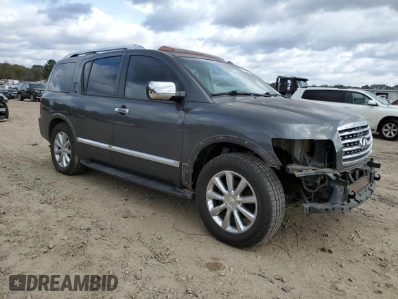 2009 Infiniti QX56 with VIN 5N3AA08DX9N903820, listed as a Copart auction lot 82182024 with 235,201 mi miles and Salvage Title. Bid and sale history available at carsss.com. Image 4.