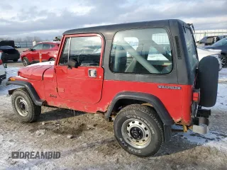 1990 Jeep Wrangler "S" with VIN 2J4FY19EXLJ514335, listed as a Copart auction lot 86919054 with 126,364 mi miles and Clean Title. Bid and sale history available at carsss.com. Image 2.