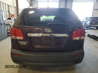 2011 Kia Sorento LX with VIN 5XYKT4A1XBG154372, listed as a Copart auction lot 52928725 with 0 mi miles and Clean Title. Bid and sale history available at carsss.com. Image 6.