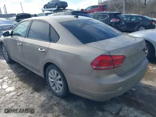 2015 Volkswagen Passat 1.8T S with VIN 1VWAT7A35FC005051, listed as a IAAI auction lot 41368998 with 165,097 mi miles. Bid and sale history available at carsss.com. Image 3.
