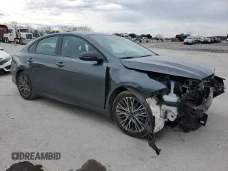 2023 Kia Forte GT-Line with VIN 3KPF54AD8PE622089, listed as a Copart auction lot 45169965 with 19,787 mi miles and Salvage Title. Bid and sale history available at carsss.com. Image 4.