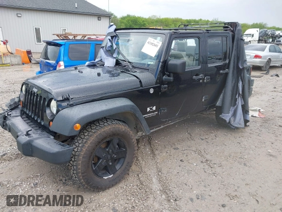 2008 Jeep Wrangler Unlimited X with VIN 1J4GA39108L501130, listed as a IAAI auction lot 42182601 with 177,507 mi miles and . Bid and sale history available at DreamBid. Image 18.