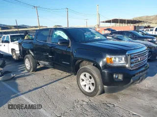 2017 GMC Canyon 2WD SLE with VIN 1GTG5CEN7H1252548, listed as a IAAI auction lot 41824257 with 89,932 mi miles. Bid and sale history available at carsss.com. Image 1.