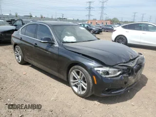 2017 BMW 3 Series 330i xDrive with VIN WBA8D9G52HNU58566, listed as a Copart auction lot 55513105 with Not provided miles and Salvage title. Bid and sale history available at DreamBid. Image 4.
