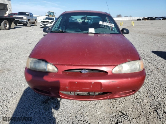 1998 Ford Escort LX with VIN 1FALP13P4WW102887, listed as a Copart auction lot 49744885 with 110,189 mi miles and Salvage Title. Bid and sale history available at carsss.com. Image 5.